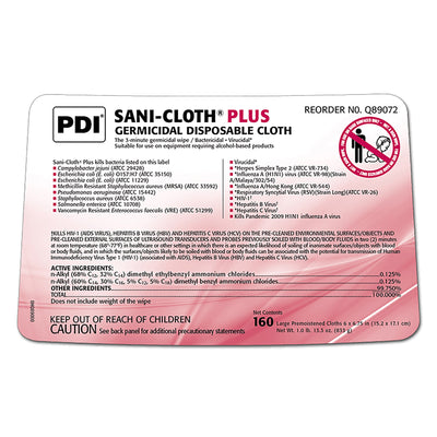 Sani-Cloth Plus Germicidal Disposable Cloth