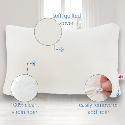 Adjusta-Loft Fiber Comfort Pillow