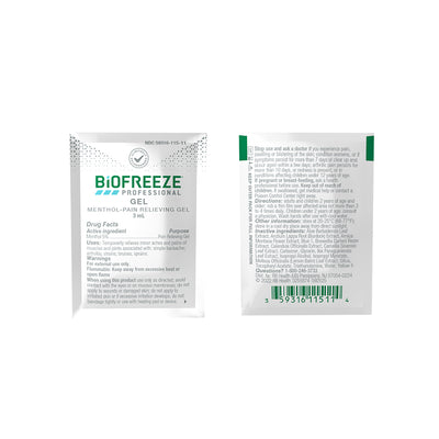 Professional Gravity Feed Sample Dispenser Box, 3 mL. Packets
