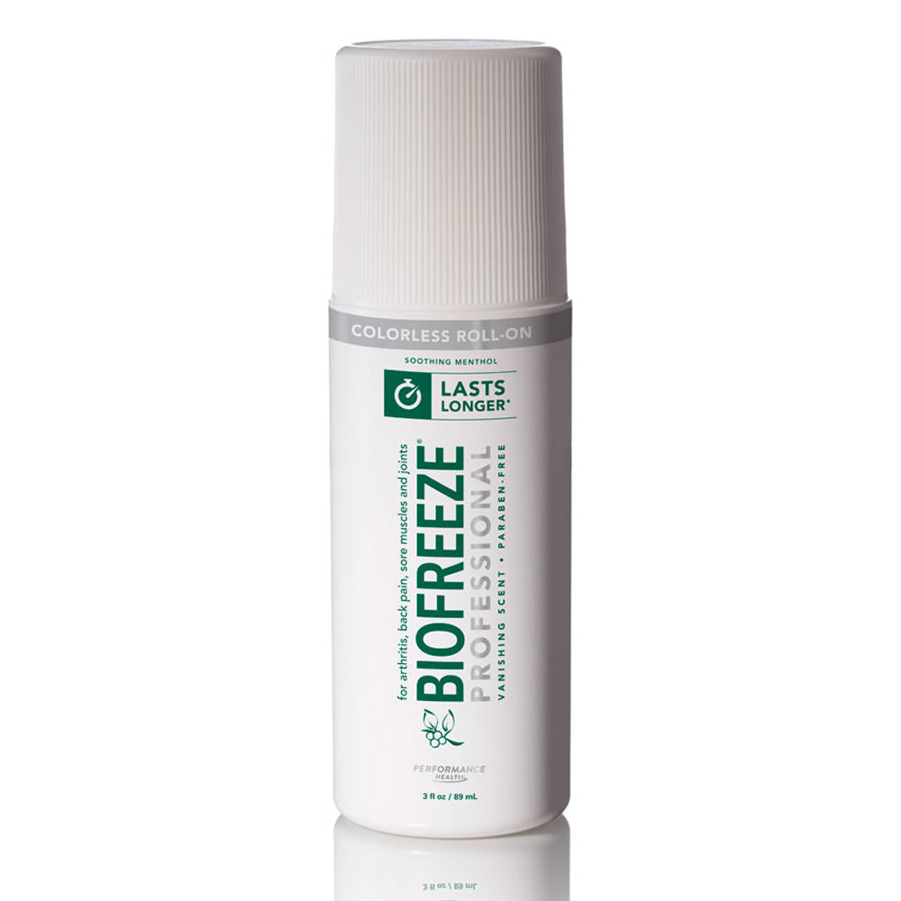 3oz Biofreeze Professional Colorless Roll on Save 15%