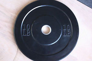 10LB Olympic 2" Solid Bumper Plate With Steel Insert - USA15410LB