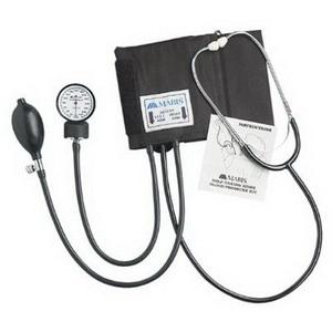 2-Party Blood Pressure Kit with D-ring Closure, Black - 73116