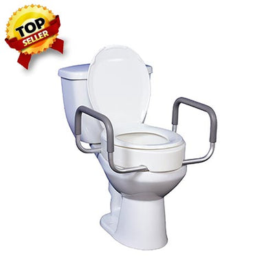 Seat Riser with Removable Arms - 12402