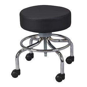 Wheeled Round Stool - 13034-Wheeled Round Stool