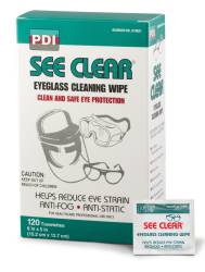 See Clear, Eye Glass Cleaning Wipes, Box - 98311100