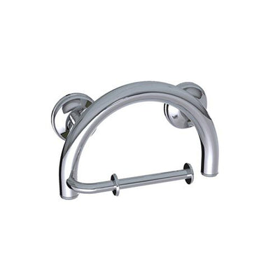 2-in-1 Grab Bar and Toilet Paper Holder - 