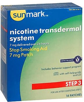 Sunmark Nicotine Transdermal Patch by Dr Reddys Laboratories - Box of 14 - 34732700