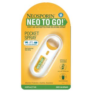NEOSPORIN® Plus NEO TO GO! First Aid Antiseptic/Pain Relieving Spray, 0.26 oz