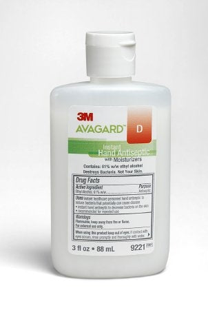 Avagard Hand Sanitizer 3 oz Ethyl Alcohol Gel Bottle by 3M