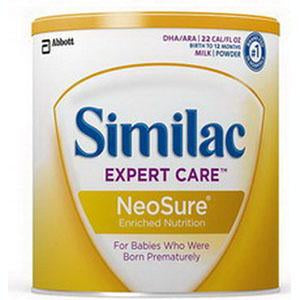 Abbott Nutrition Similac Expert Care NeoSure Powder 371g Can, Infant Formula with Iron - 525743
