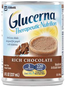 Glucerna® Shake Ready-to-Drink Rich Chocolate with Carb Steady® 237mL Bottle - 5257804