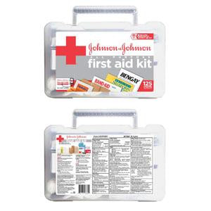 Johnson & Johnson Red Cross All-Purpose First Aid Kit, 125 Items by Systagenix - 53116360