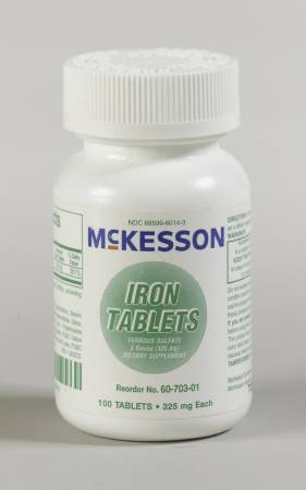 Iron Supplement (Ferrous Sulfate), Bottle