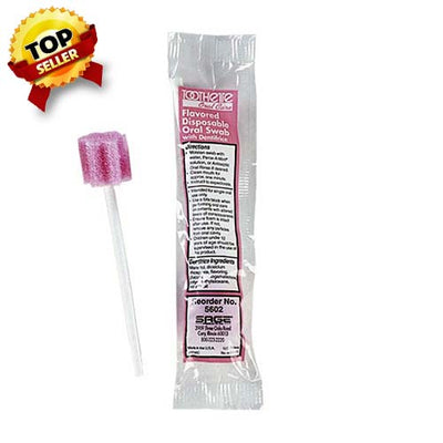 Toothette Oral Swabstick, Foam Tip Mint Dentifrice by Sage Products - 56021700
