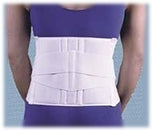 10" Criss Cross Back Support, Double Pull Elastic - STB1432X