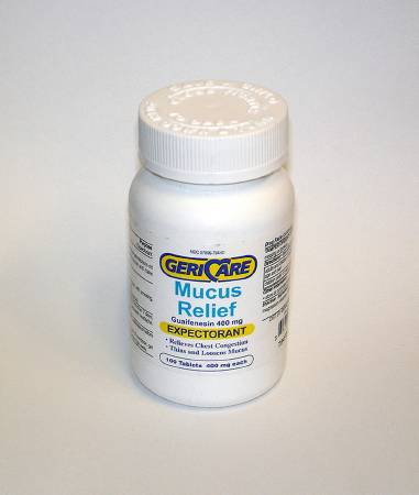GeriCare Mucus Relief, 400 mg Strength by McKesson - Box of 100