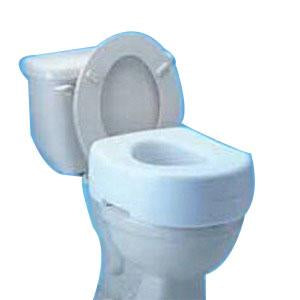 Molded Elevated Toilet Seat, Blue, 5" - Each - 641508B