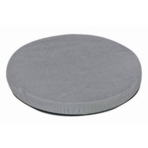 Deluxe Swivel Seat 1-3/8" Thick, 15" dia, Gray - 6651319940355