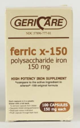 McKesson Brand Iron Supplement 150 mg, Strength