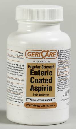 GeriCare Enteric Coated Aspirin, 325 mg Strength by McKesson