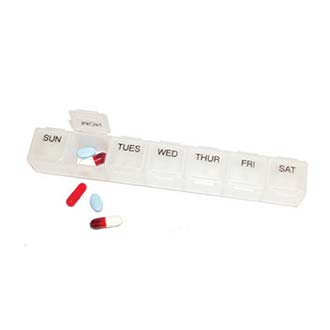 Pill Organizer Small 7 Day by Mabis Healthcare - 64082700