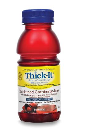 Thickened Cranberry Juice, Nectar Consistency 8 oz - Case of 24 - 45992600