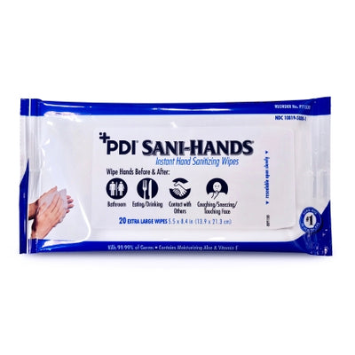 Sani-hands ALC Antimicrobial Alcohol Gel Hand Wipe by Nice Pak Products - PYP13472