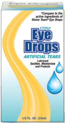 New World Imports Eye Drops Artificial Tears, 0.5 oz