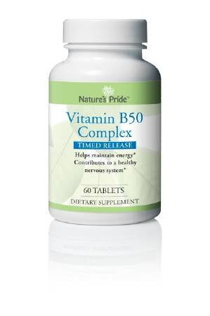 Natures Pride Vitamin B-50 Complex Tablet by Nature's Products
