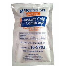 Medi-Pak Instant Hot Compress, 6 Inch X 9 Inch (15.25 cm X 22.5 cm) by McKesson - 97072700