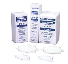 AMD Ritmed Premium Gauze Sponge 4" x 4" 12-Ply - Package of 200 - AMD3006 