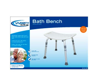 Adjustable Bath Bench without Back - B102-2R