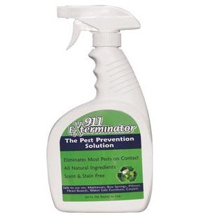 Bed Bug 911 Home/Office Bed Bug Spray Exterminator, 24 oz Bottle - Case of 6 - BBGEXT1003