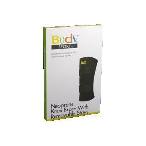 Body Sport Neoprene Knee Brace With Removable Stays - BDS149SML