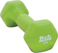 Body Sport Vinyl Dumbbell, 2 Lbs - BDSVDB02