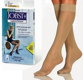 Women's Ultrasheer Supportwear Knee-High Mild Compression Stockings by BSN Jobst - BI1192