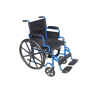 Blue Streak Wheelchair with Flip Back Desk Arms - bls16fbd-sf