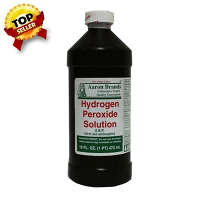 Aaron Brands 3% Hydrogen Peroxide Solution First Aid Antiseptic by Breen Laboratories - Single - BRE112 