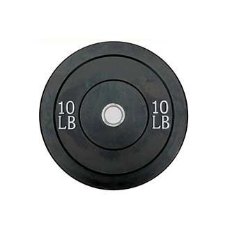 Black Bumper Plate 17.7″, 10Lb - BSD14510LB