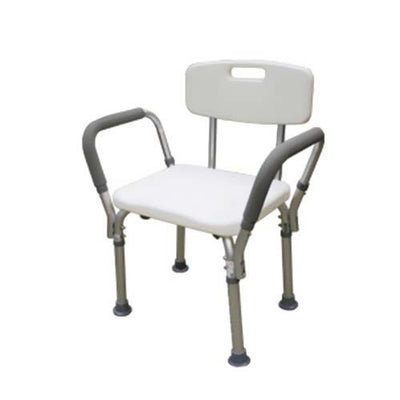 Adjustable Shower Chair with Back and Handles - BTH-SCBH
