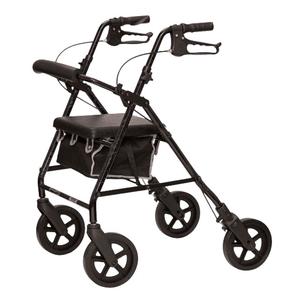 Transport Rollator with 8" Wheels - ROS-RLTRAN-BL