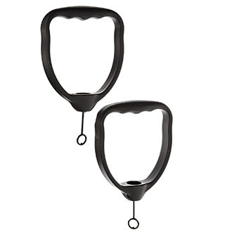 Cando Hold-Rite Handle With Plastic Handle, Pair - FAB367