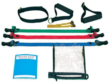 Adjustable Cando Bands, 5-Band Kit Exercise System - FAB477