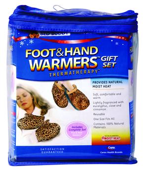 Apex Medical Foot and Hand Warmer Gift Set, 1" H x 10" W x 7" D, Leopard - RMBBF32203