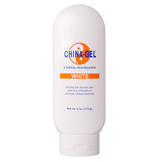 China-Gel Topical Pain Reliever, White, 6 oz Tottle - CHG20006