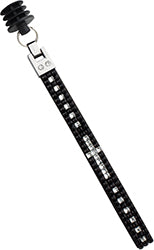 Cane Straps, Jet Crystal - CMF-004BB