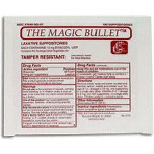 Magic Bullet Suppository - Box of 100 - CSCCMB100