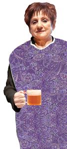 Bibs Adult Blue Paisley 18X36 - ISG5914764