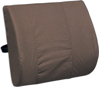 Duro-Med Standard Lumbar Cushion With Strap - DMI114BRN