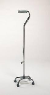 Adjustable Walking Cane, Quad - DNA476SML